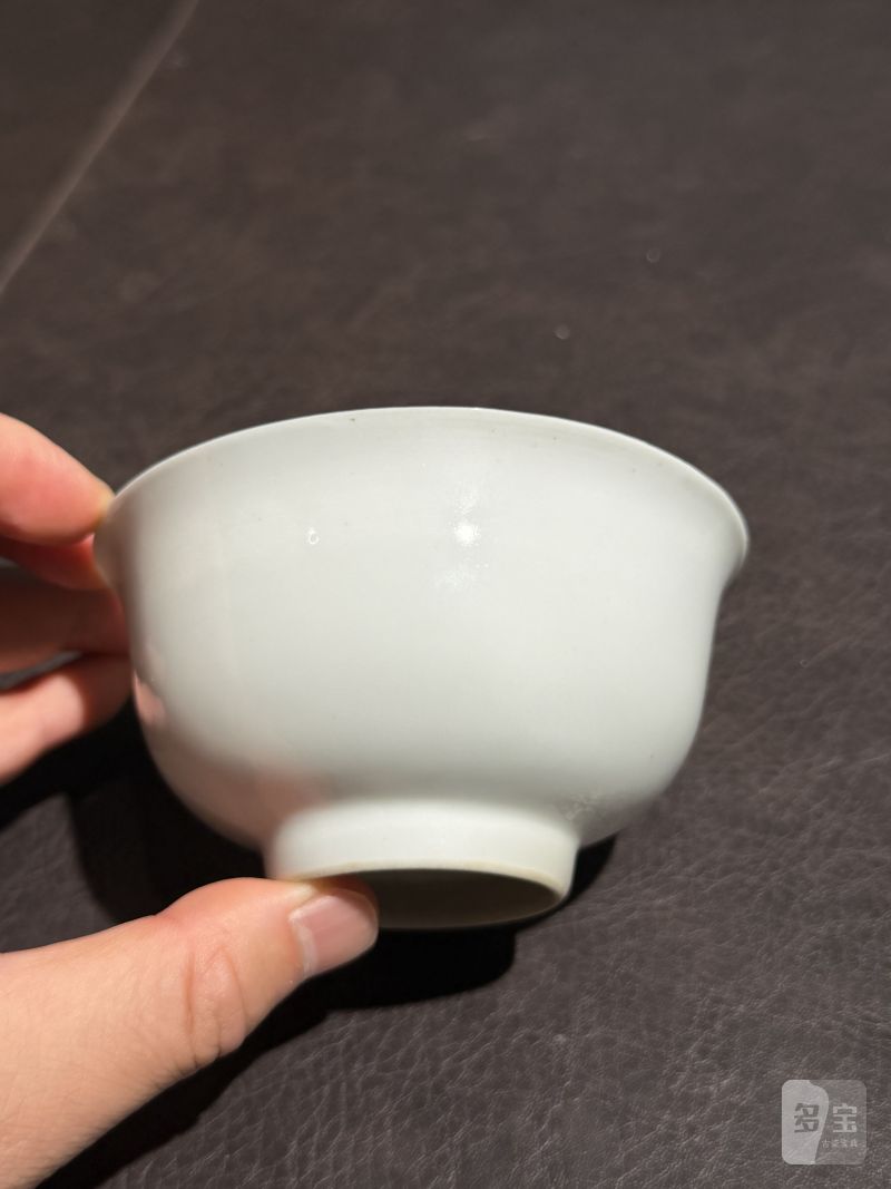 明永乐 甜白釉模印龙纹茶盅 - 图7